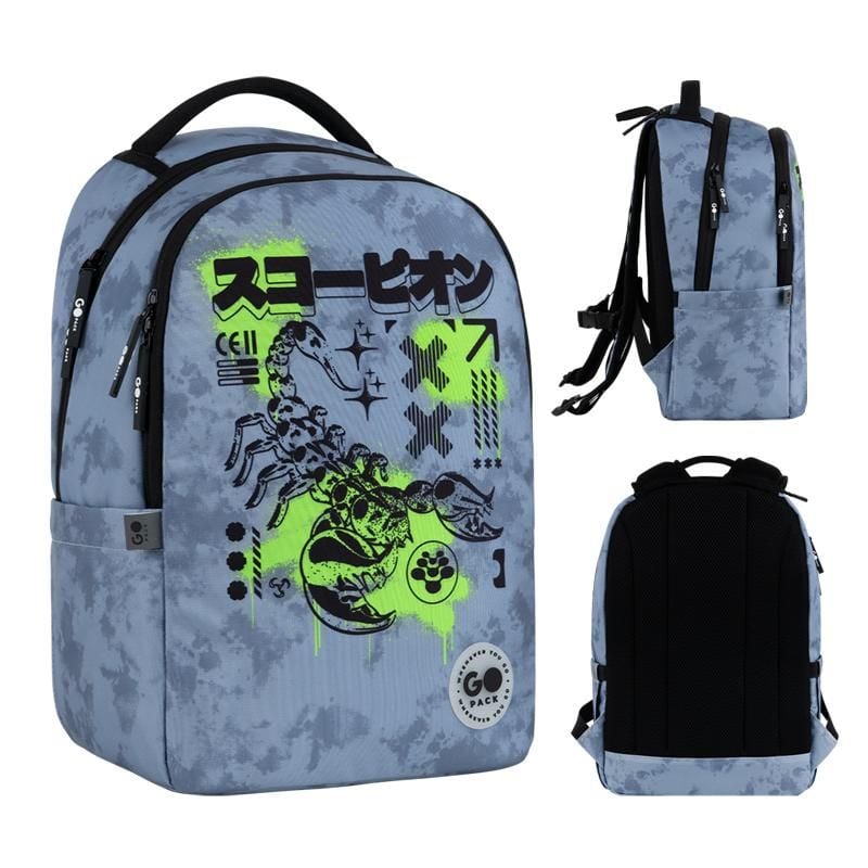 Рюкзак Education Teens 17 л 9-18 років сірий GO26-135M-5 Go-Pack