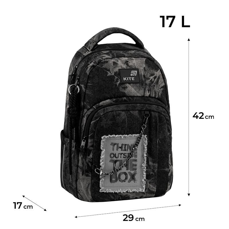 Рюкзак 17 л 9-18 років Denim Core K26-2578M-2 Kite