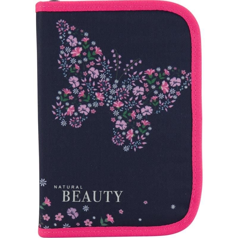 Пенал книжка 1 відділення 2 відворота Метелик K18-622T-1 Kite