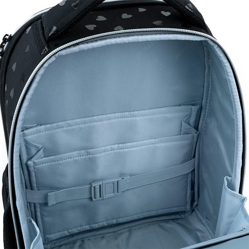 Рюкзак каркасний 12 л 7-10 років Black&Silver K26-556M-2 Kite