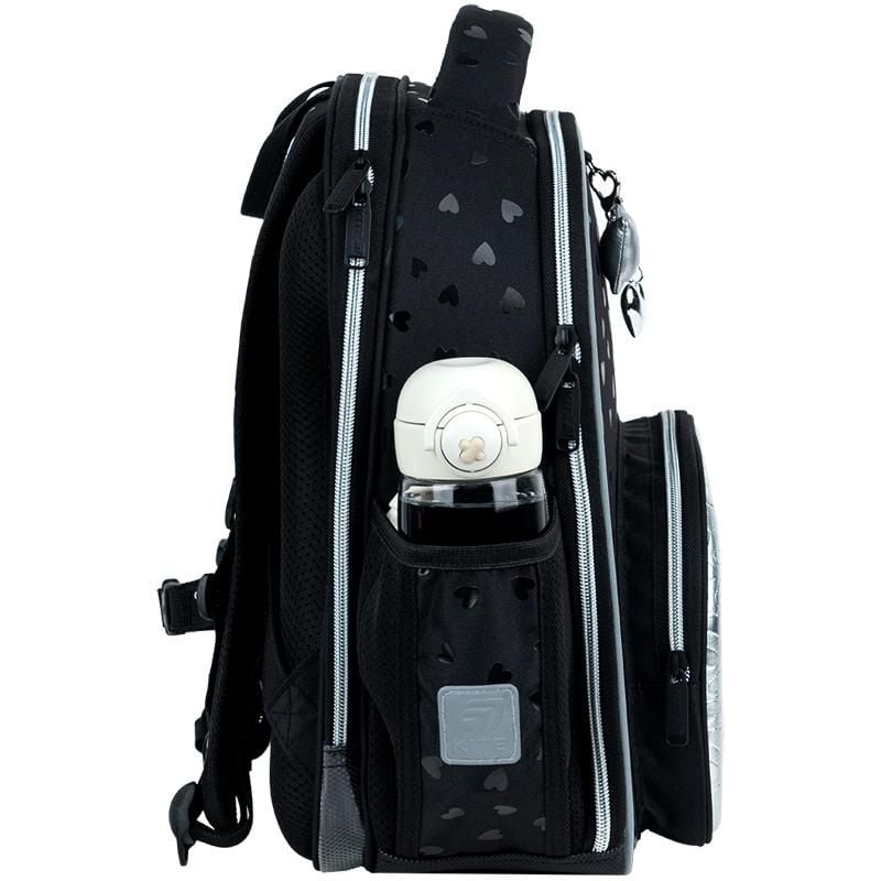 Рюкзак каркасний 12 л 7-10 років Black&Silver K26-556M-2 Kite