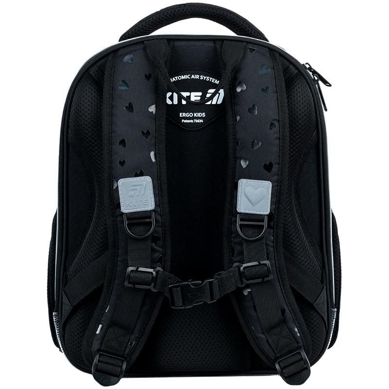 Рюкзак каркасний 12 л 7-10 років Black&Silver K26-556M-2 Kite