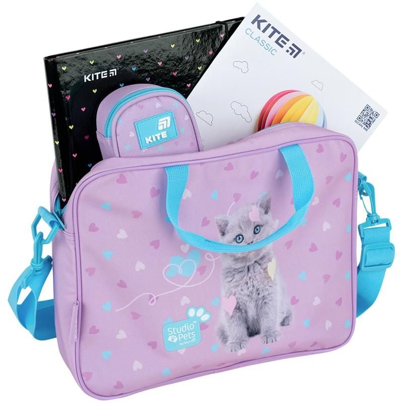 Сумка шкільна текстильна 6,5 л А4+ Studio Pets SP26-589 Kite