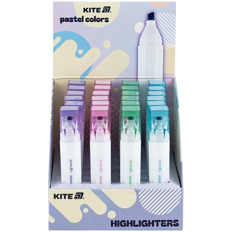 Маркер текстовий Creative Pastel Colors (24 шт/уп) K24-1145 Kite