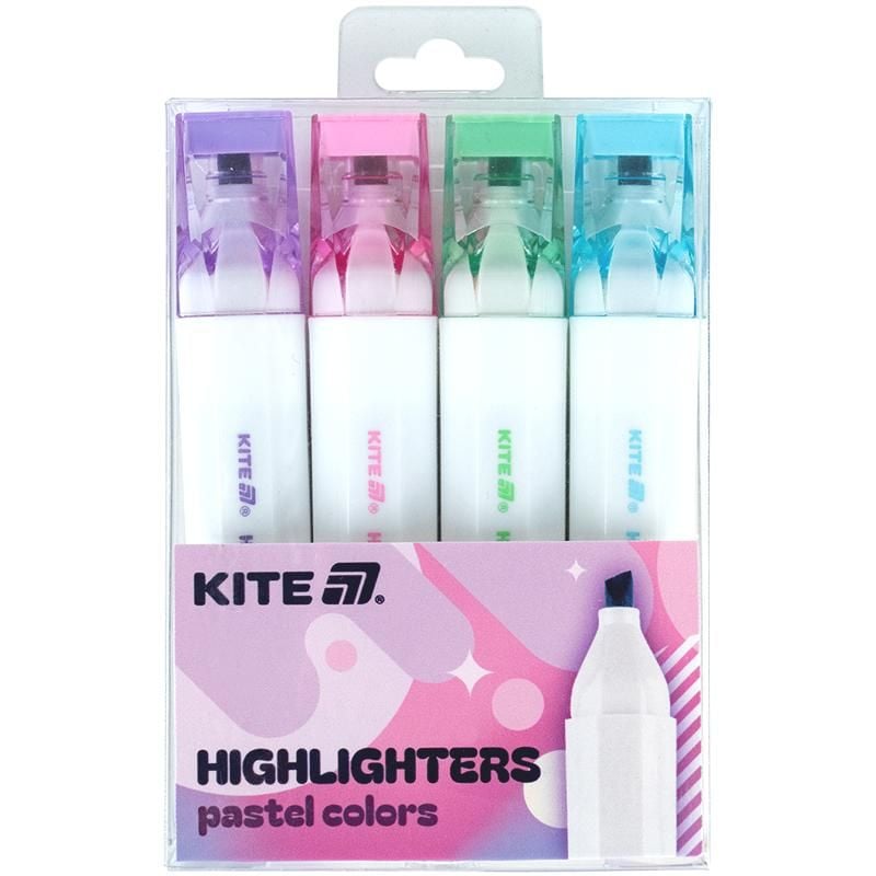 Маркер текстовий набір Creative Pastel Colors (24 шт/уп) K24-1145-4 Kite