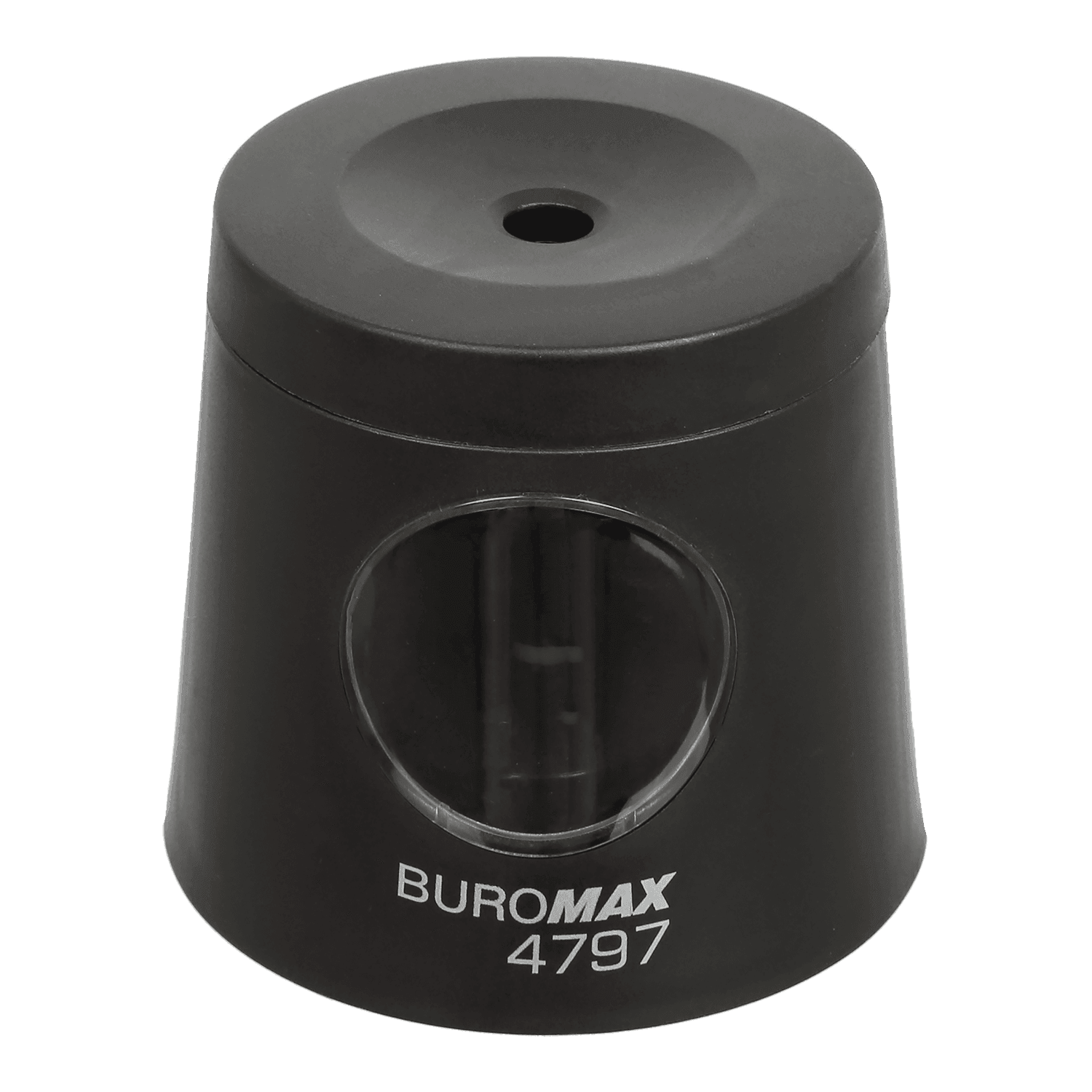 Чинка механічна на батарейках чорна BM.4797 BUROMAX