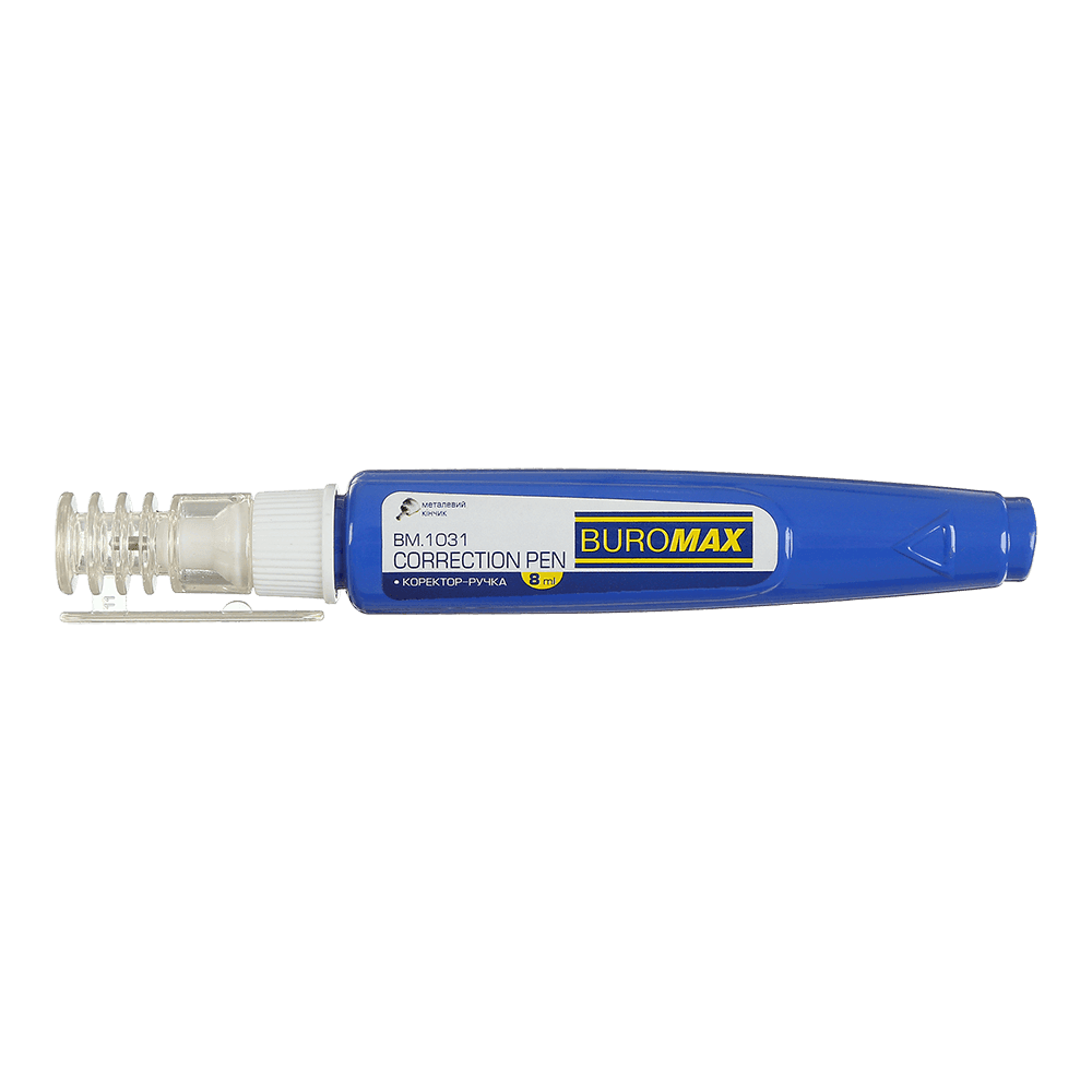 Коректор ручка 8 мл BM.1031 BUROMAX