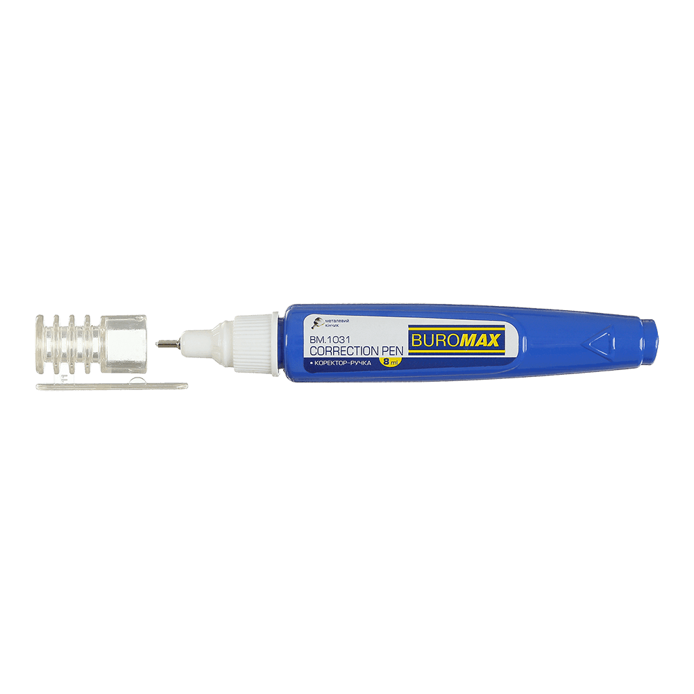 Коректор ручка 8 мл BM.1031 BUROMAX