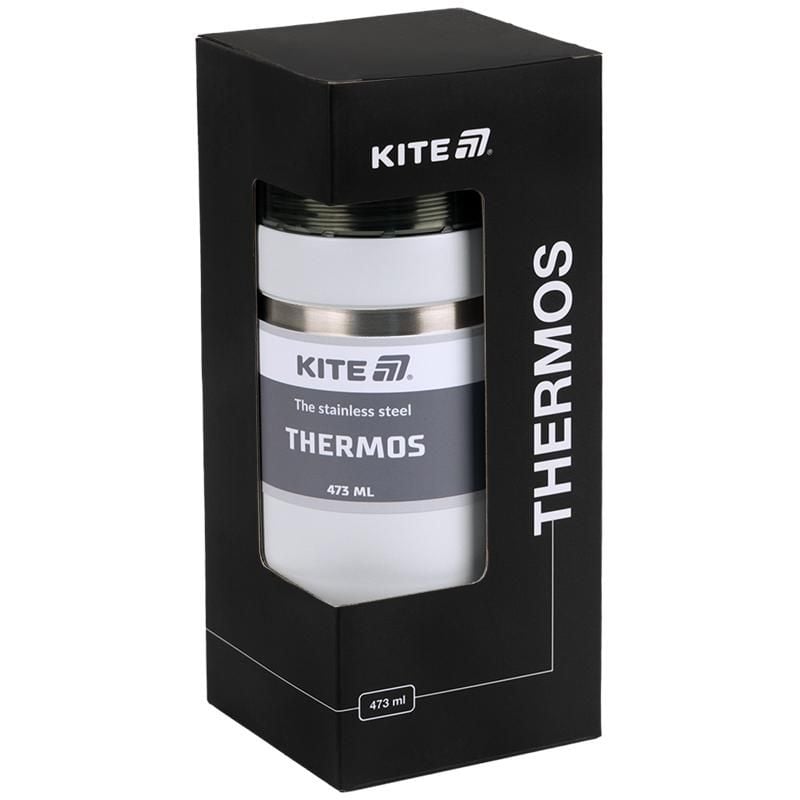Термос 473 мл білий K25-320-1 Kite