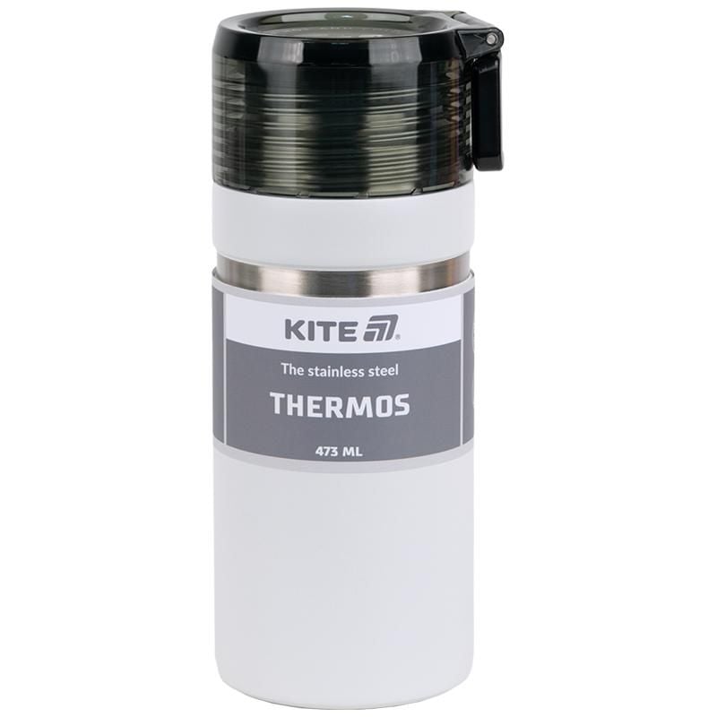 Термос 473 мл білий K25-320-1 Kite