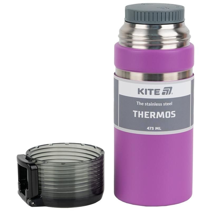 Термос 473 мл фіолетовий K25-320-3 Kite