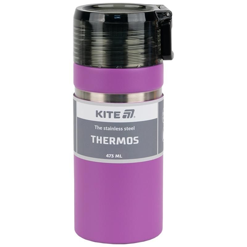 Термос 473 мл фіолетовий K25-320-3 Kite