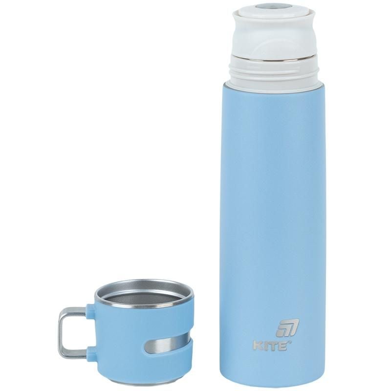 Термос 500 мл блакитний K25-1224-2 Kite