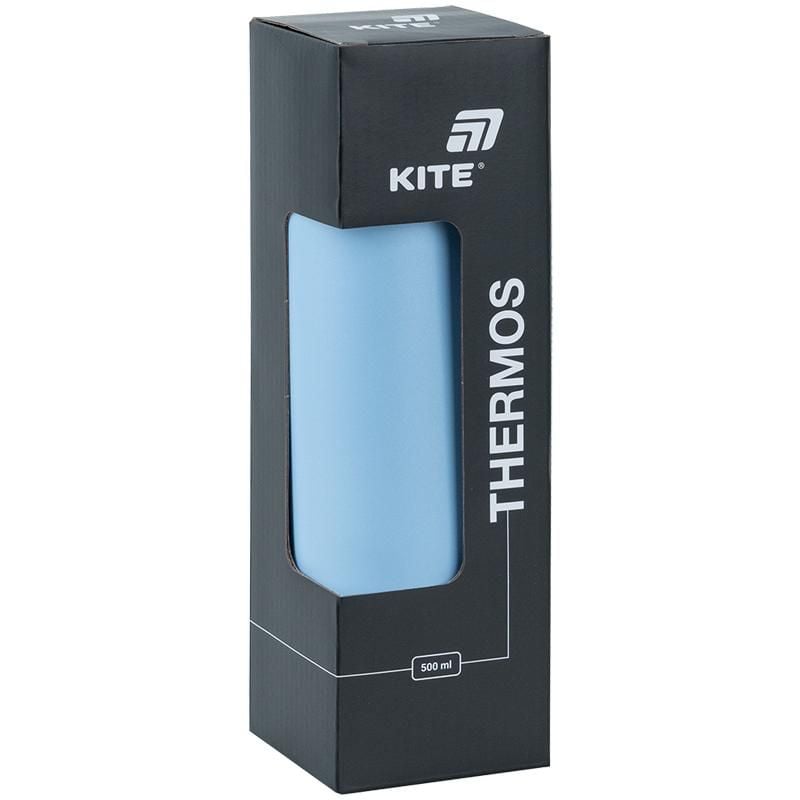 Термос 500 мл блакитний K25-1224-2 Kite