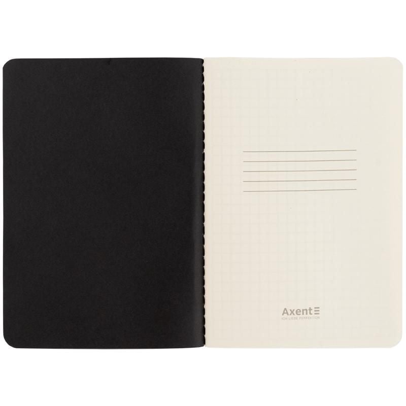 Блокнот А6 60 арк кліт Black&White 8711-7 Axent