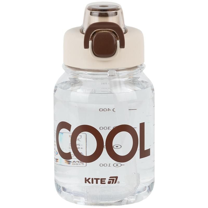 Пляшечка для води 700 мл кремово-коричнева K25-1217-1 Kite