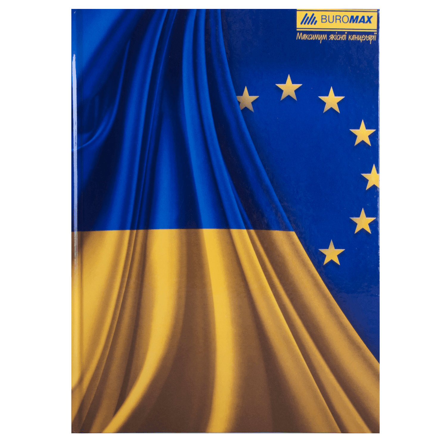 Блокнот Книга А4 96 арк кліт тверда обкл Українська символіка BM.2400-38 BUROMAX