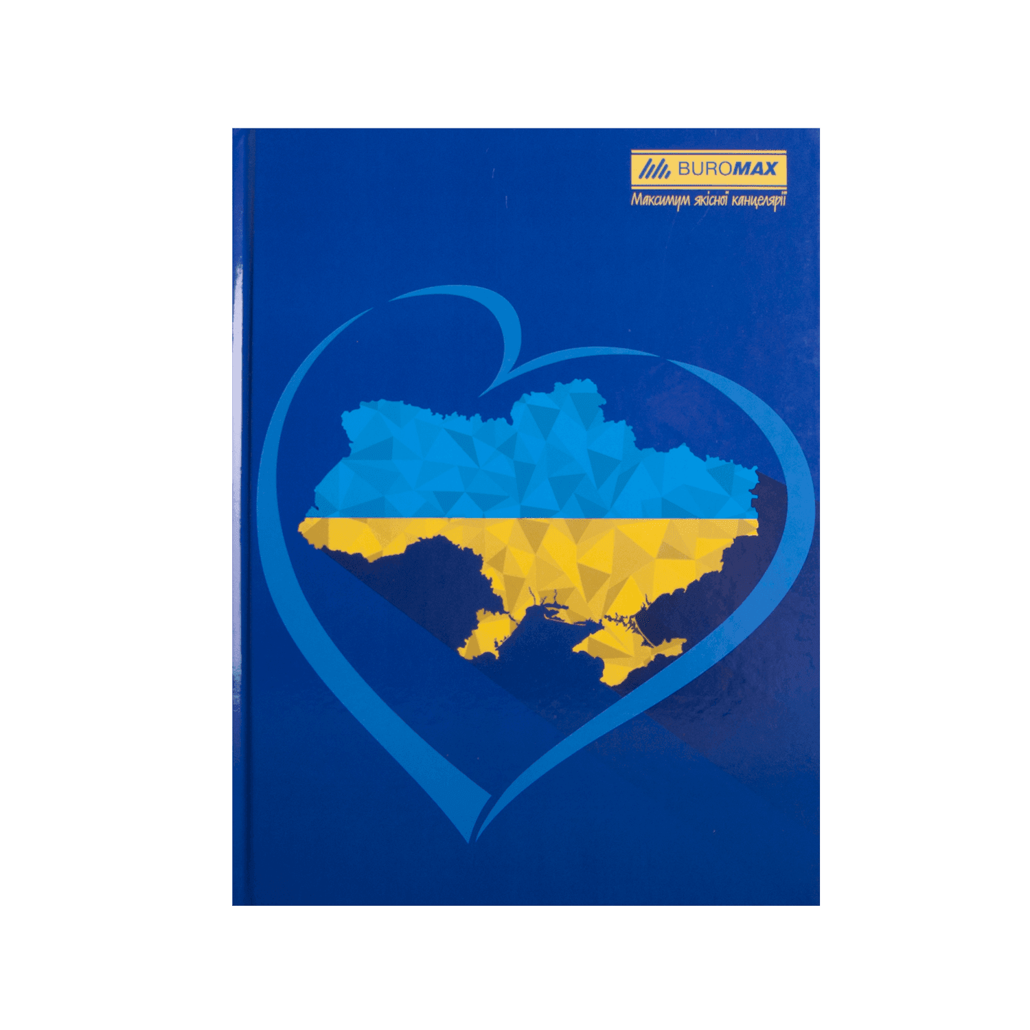 Блокнот Книга А4 192 арк кліт тверда обкл Українська символіка BM.2404 BUROMAX
