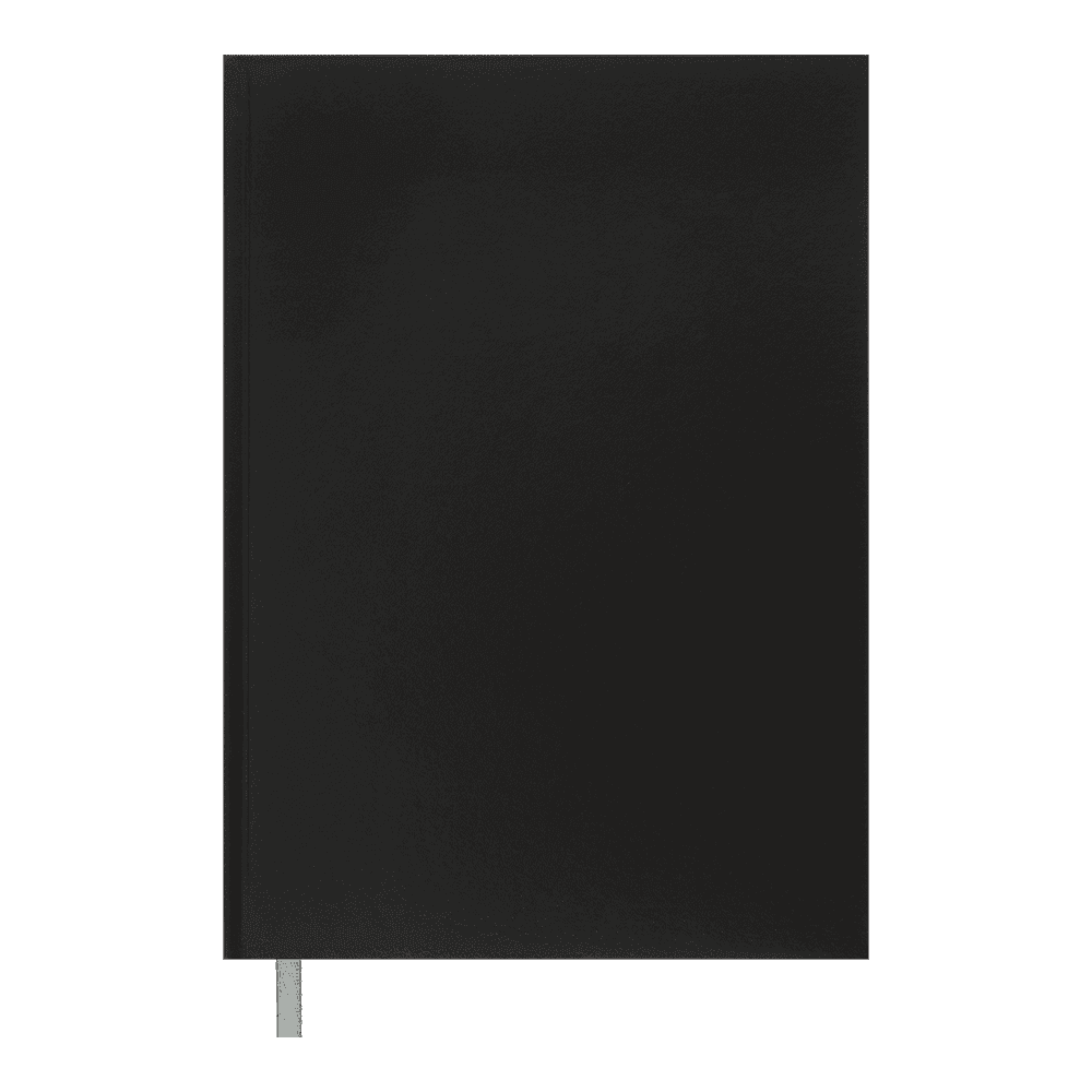 Блокнот Книга А4 144 арк OPTIMAL кліт тв обкл. вініл чорна BM.24419103-01 BUROMAX