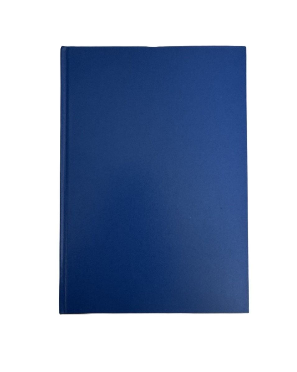 Блокнот Книга А4 144 арк OPTIMAL кліт тв обкл. вініл синя BM.24419103-02 BUROMAX