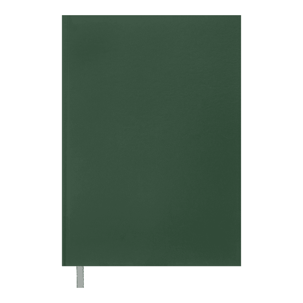 Блокнот Книга А4 144 арк OPTIMAL кліт тв обкл. вініл зелена BM.24419103-04 BUROMAX