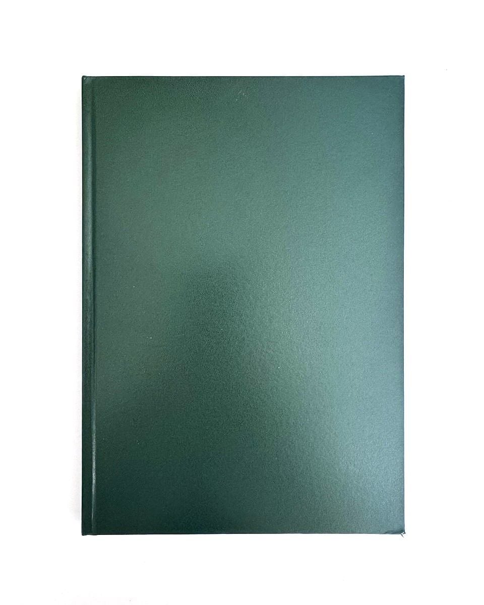 Блокнот Книга А4 144 арк OPTIMAL кліт тв обкл. вініл зелена BM.24419103-04 BUROMAX
