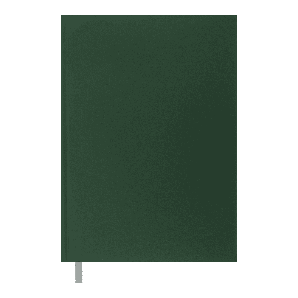 Блокнот Книга А4 200 арк OPTIMAL кліт тв обкл. вініл зелена BM.24419104-04 BUROMAX