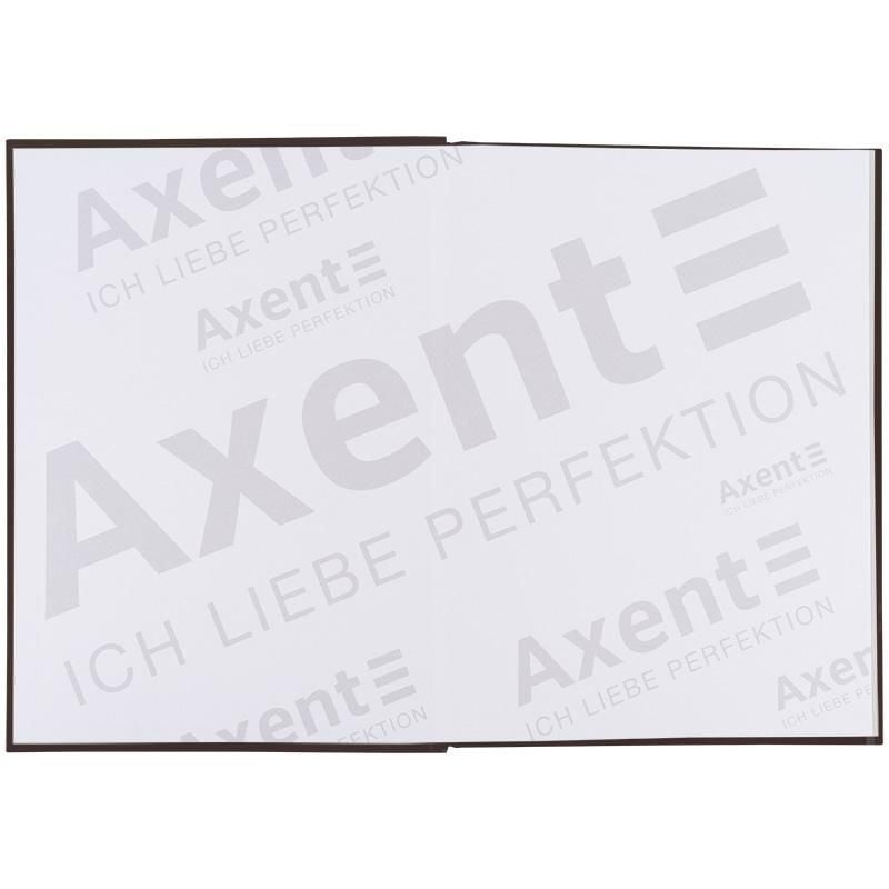 Блокнот Книга А4 96 арк тверда обкл кліт газетний папір One color бордо 8426-2 Axent