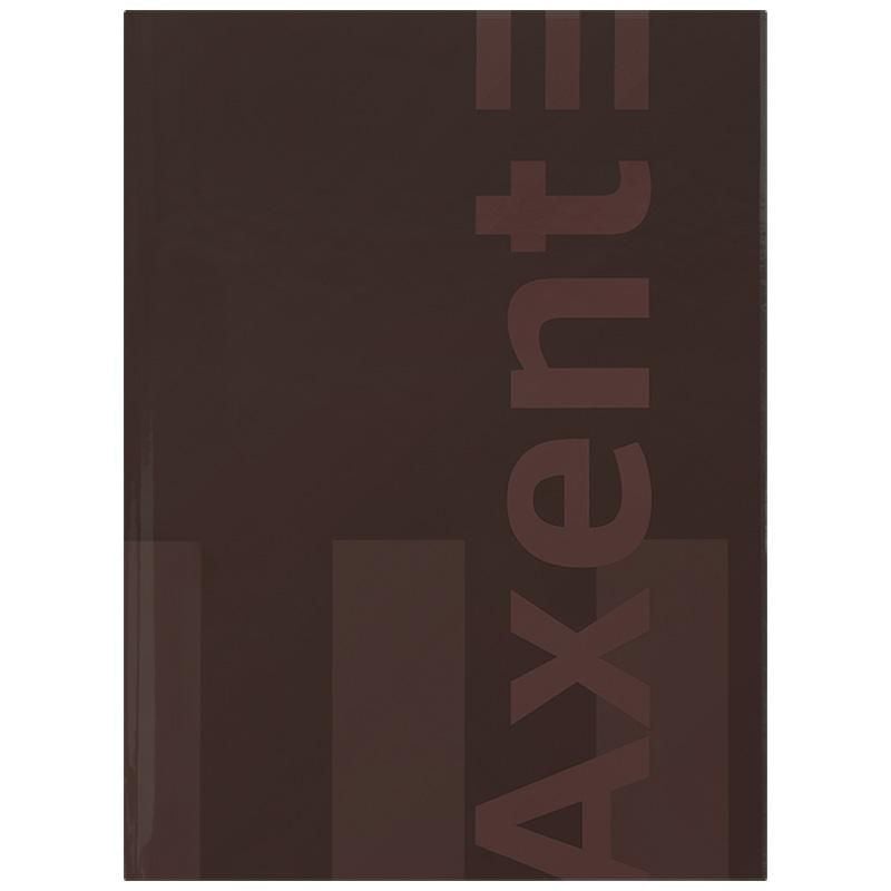Блокнот Книга А4 96 арк тверда обкл кліт газетний папір One color бордо 8426-2 Axent