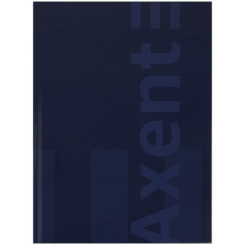 Блокнот Книга А4 96 арк тверда обкл кліт газетний папір One color синя 8426-3 Axent