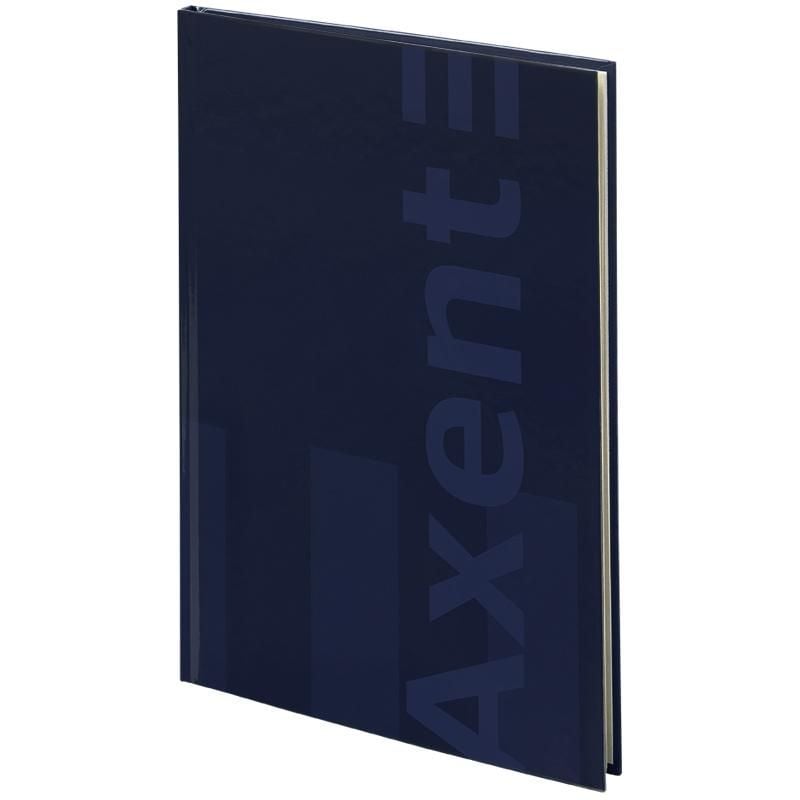 Блокнот Книга А4 96 арк тверда обкл кліт газетний папір One color синя 8426-3 Axent
