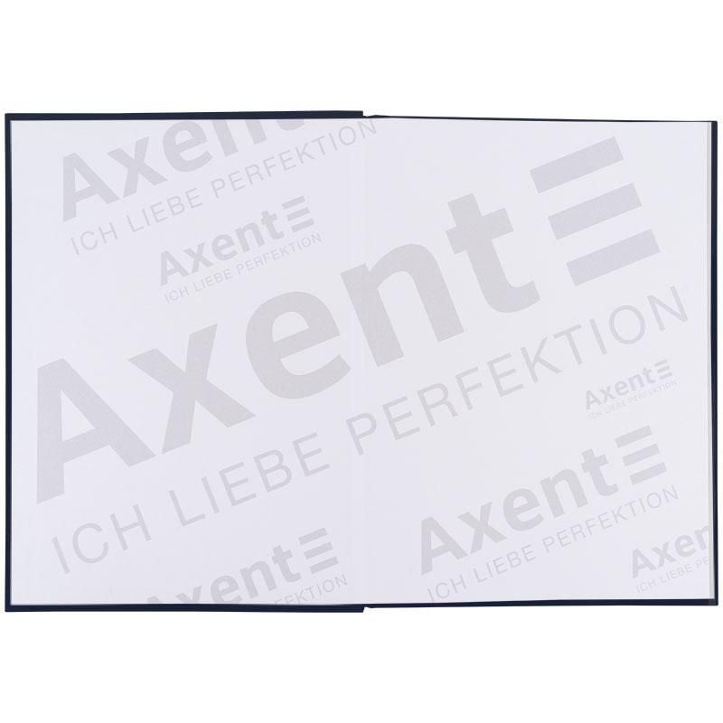 Блокнот Книга А4 96 арк тверда обкл кліт газетний папір One color синя 8426-3 Axent