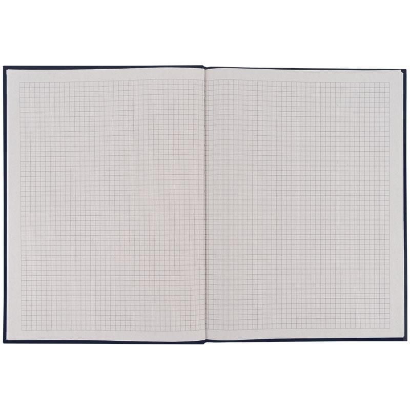 Блокнот Книга А4 96 арк тверда обкл кліт газетний папір One color синя 8426-3 Axent