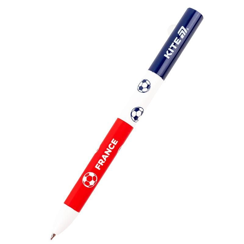 Ручка кулькова автоматична Football nations синя (40 шт/уп) K25-029 Kite