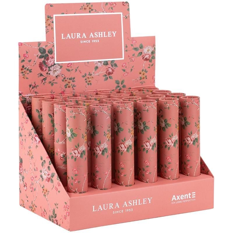 Ручка подарункова кулькова в футлярі синя Laura Ashley Charming (24 шт/уп) AB1098-01-02A Axent