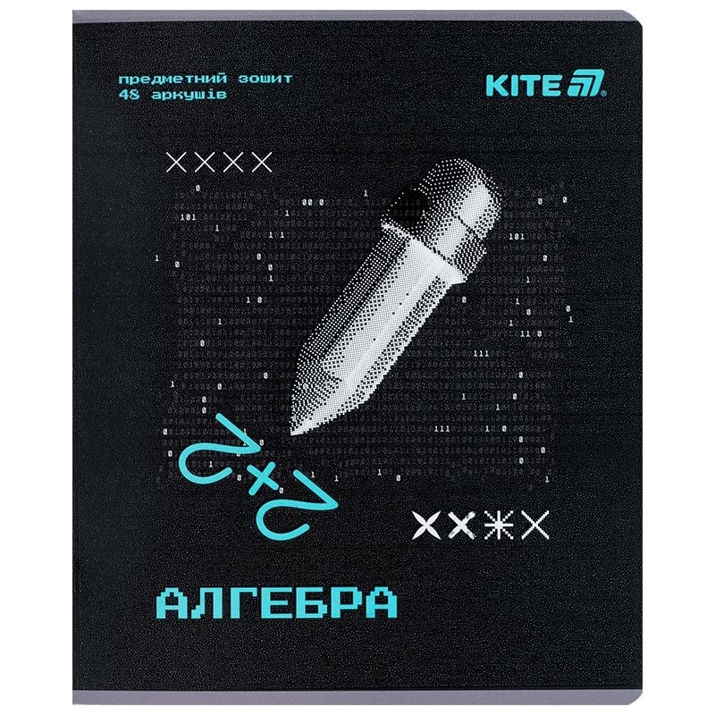Зошит шкільний предметний 48 арк кліт Алгебра K25-240-3 Kite