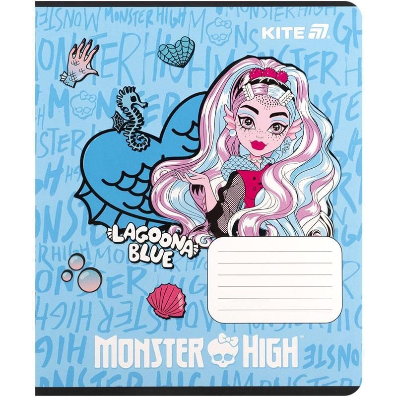 Зошит 12 арк кліт Monster High (25 шт/уп) MH25-232 Kite