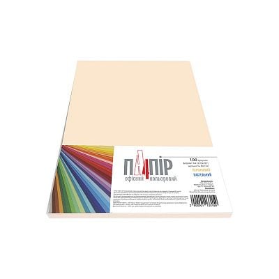Папір принтерний А4 80 г/м 100 арк PASTEL SA24 темно-кремовий A4/80-SA24 Mondi