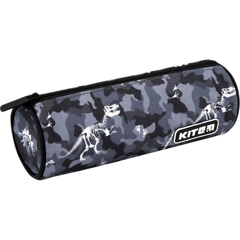 Пенал тубус сірий зі скелетом динозавра K19-640-6 Kite