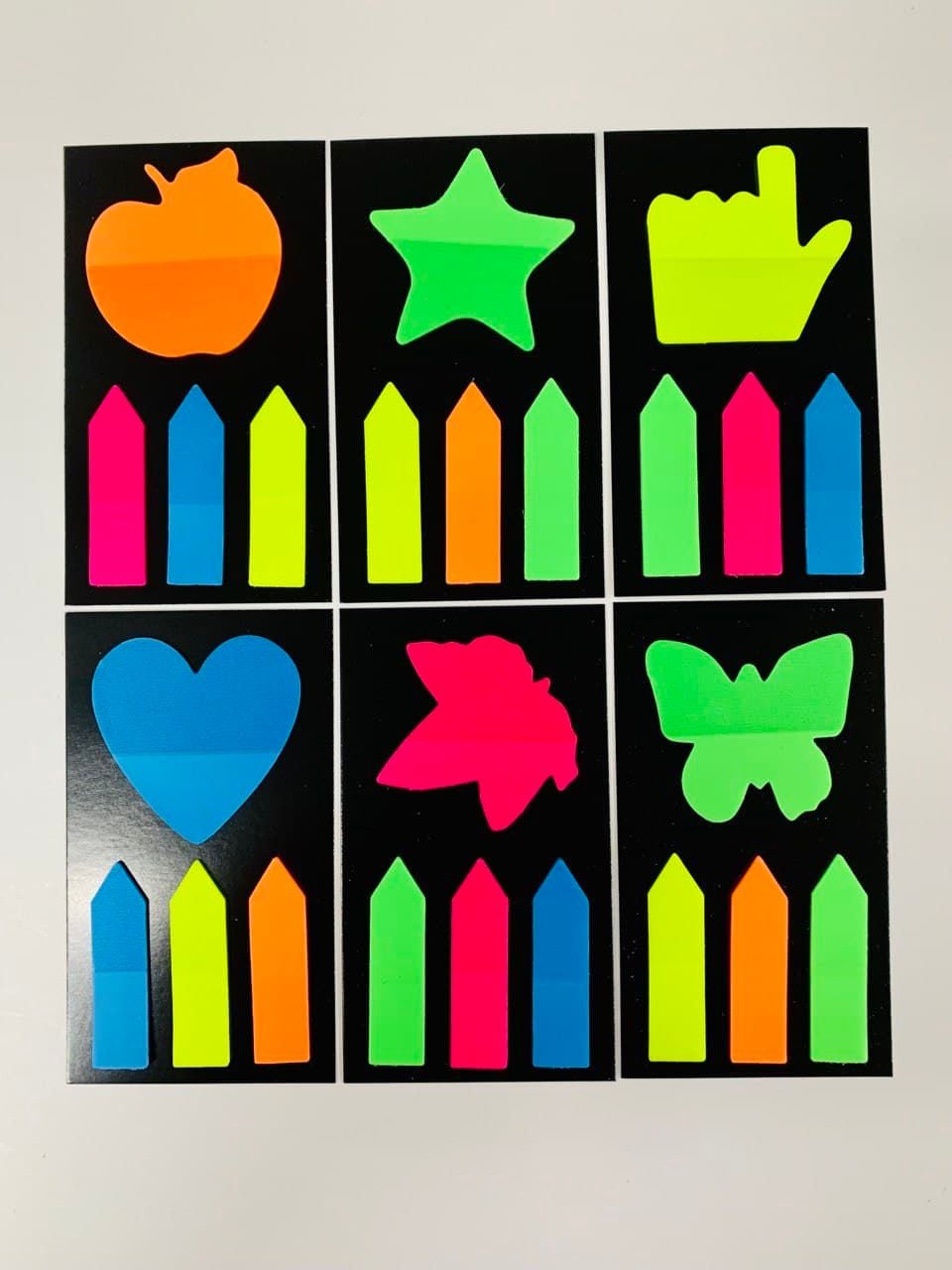 Папір стікер пластик стрілки + фігурні (48) ST-4544 SULTANI