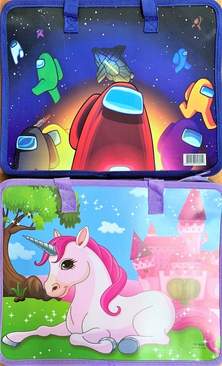 Папка на блискавці з ручками дитяча 350мкн PP-805 LKC