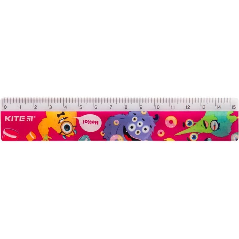 Лінійка 15 см Joillers 1 K19-090-1 Kite