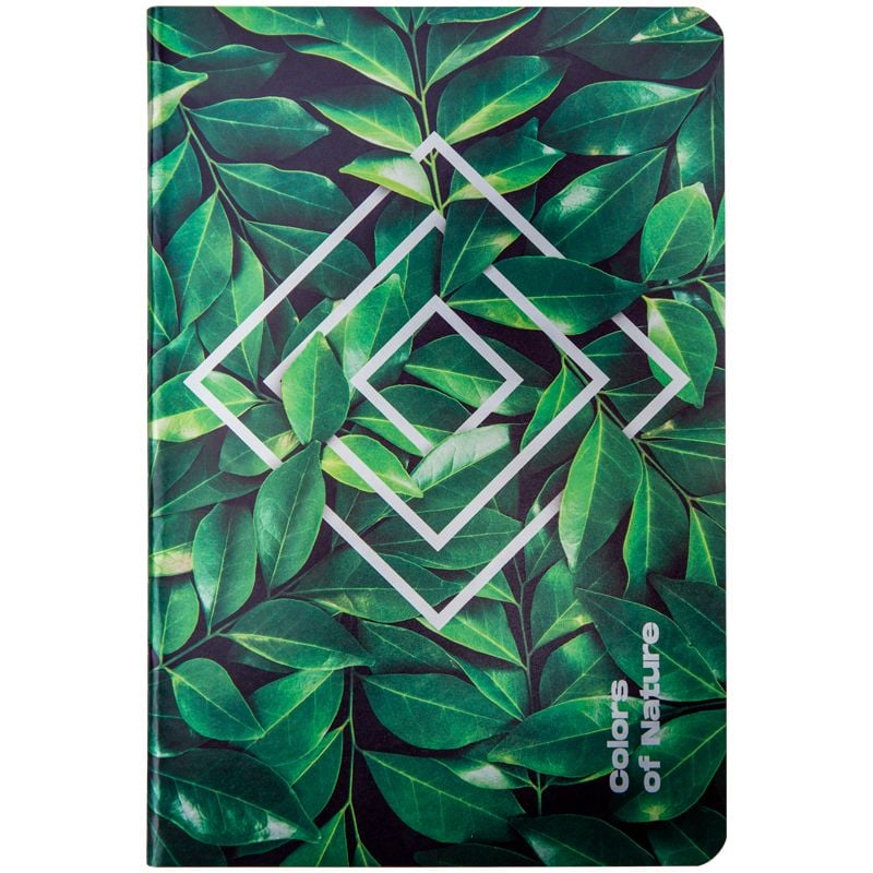 Блокнот А5 інтегральна обкладинка 60 арк клітинка Colors of Nature-1 8453-01 Axent