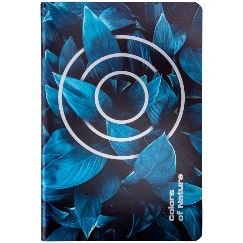 Блокнот А5 інтегральна обкладинка 60 арк клітинка Colors of Nature-2 8453-02 Axent