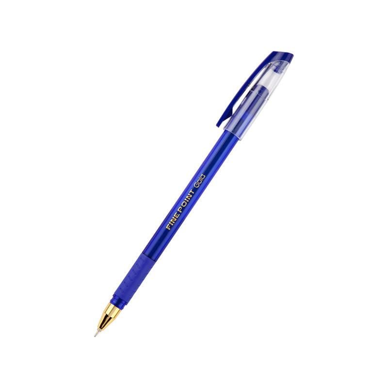 Ручка масляна Fine Point Gold 0,7 мм синя (12 шт/уп) UX-139-02 UNIMAX