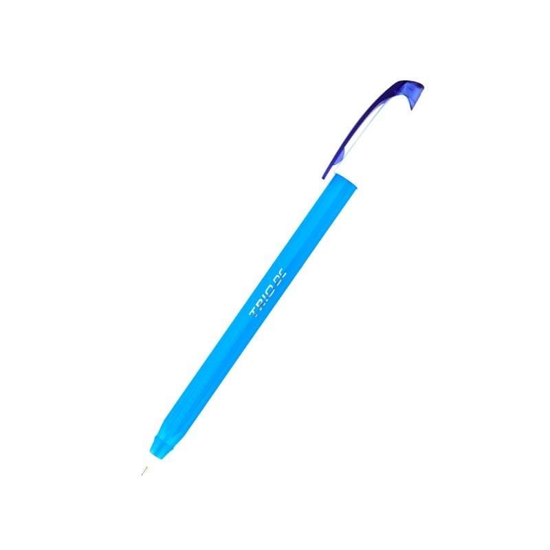 Ручка масляна TRIO DC neon 1,0 мм синя UX-106-02 UNIMAX