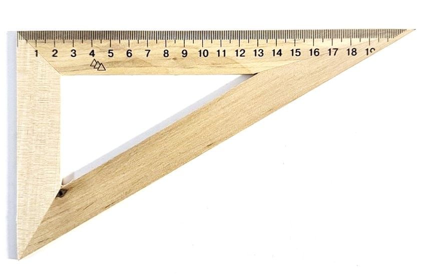Трикутник деревяний 22 см 30*60 Ц351029У Міцар