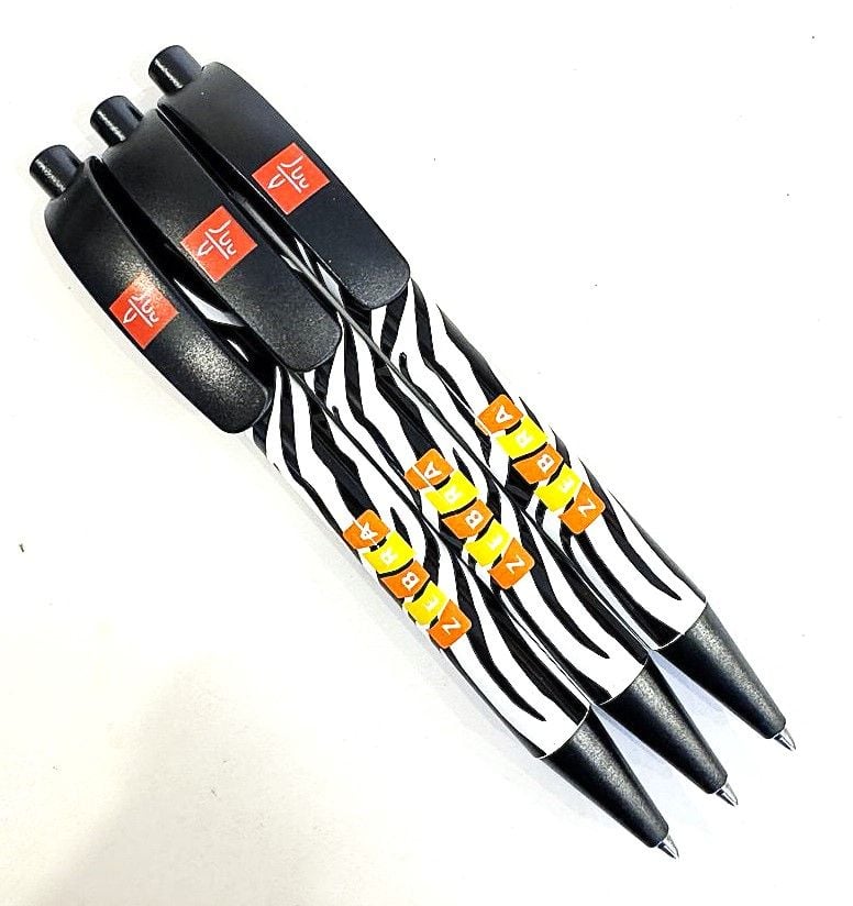 Ручка кулькова автоматична чорна Японія (3 шт/уп) ZEBRA