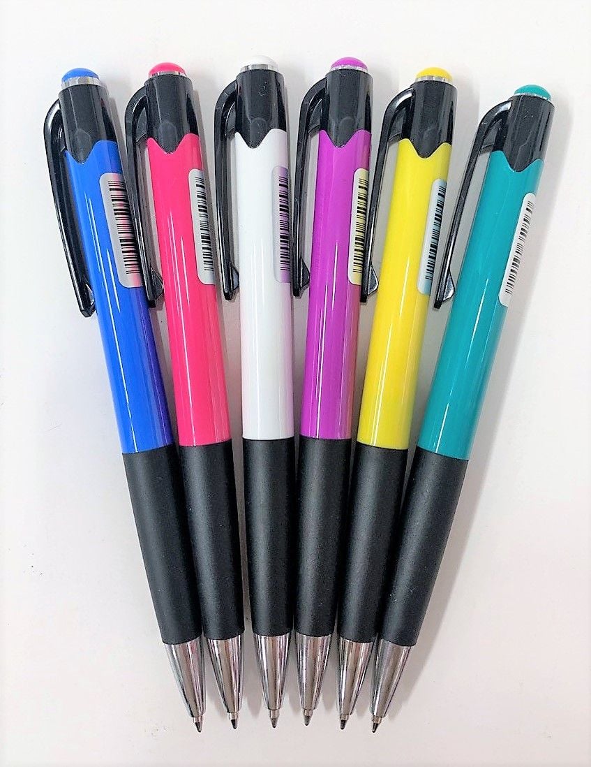 Ручка кулькова автоматична кольоровий корпус 0,7 мм (12/144) AH-505 AIHAO