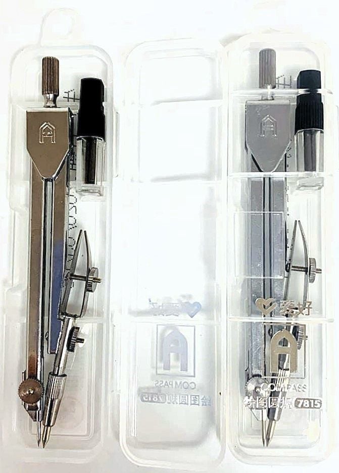 Циркуль металевий у футлярі (24 шт/уп) AH-7815 AIHAO